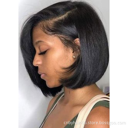 cheap price black braided peruvian short bob wig,cheap human lace frontal wig,brazilian virgin luxury hair wig
